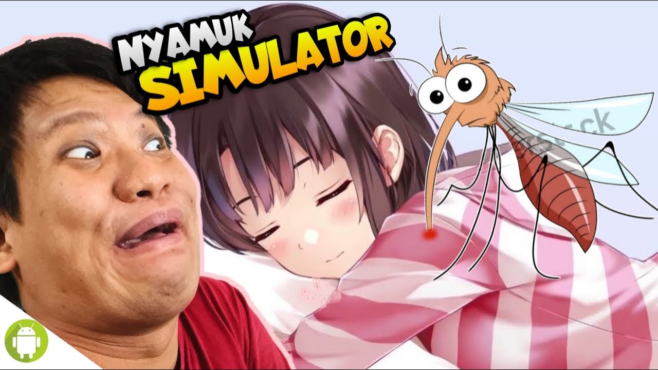 JADI NYAMUK YANG SUKA GIGIT CIWIK2 CANTIKS!!! Mosquito Simulator  [SUB INDO] ~Gigit Granny?!! Huekk!