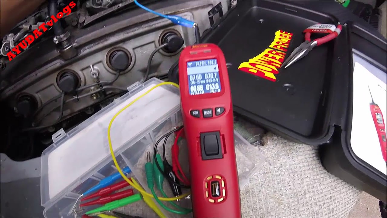 Revisando los Inyectores con Power Probe 4
