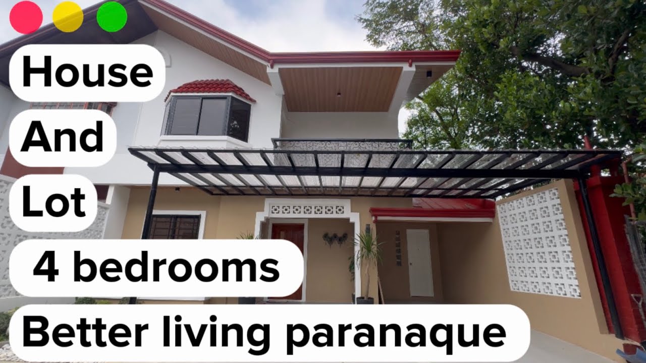 V1042-25 Better living paranaque Modern design house and lot 4 bedrooms maids room RFO