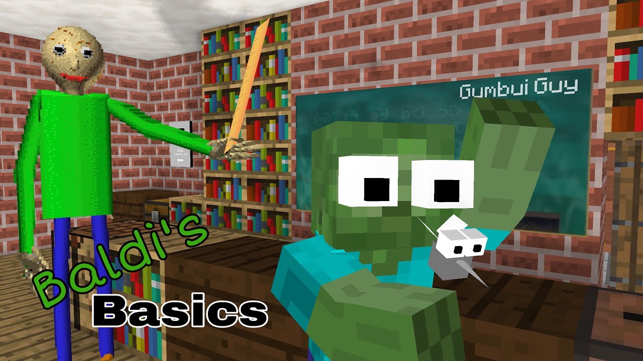 BALDI'S BASICS BECOME TEACHER - Minecraft Animation