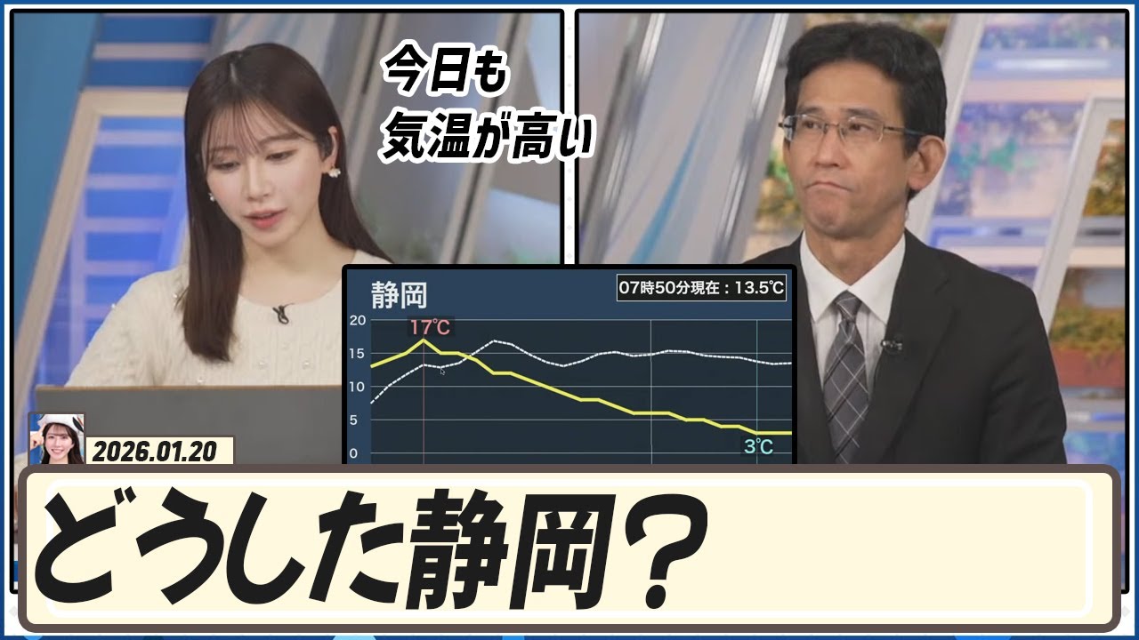 【魚住茉由】 どうした静岡？今日も気温が高い