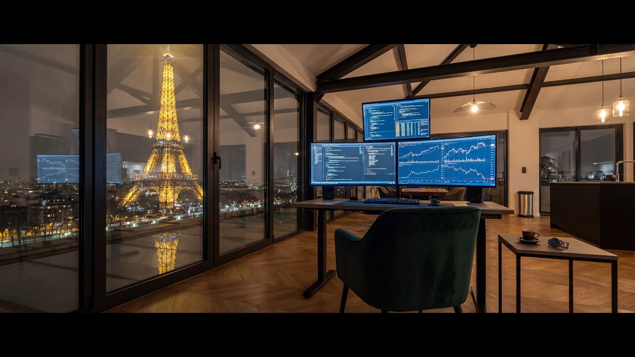 Paris Night Office – 3H Clean Deep House Focus Mix