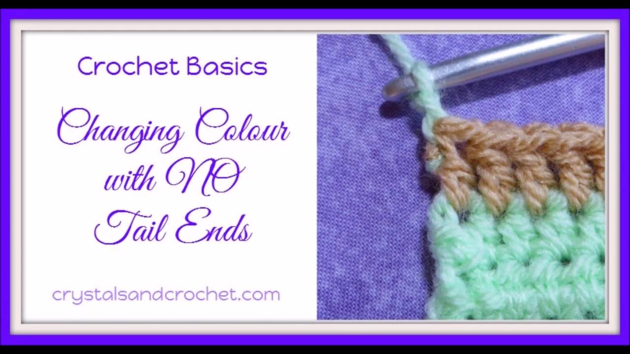 Changing Yarn Colours at the end of a row