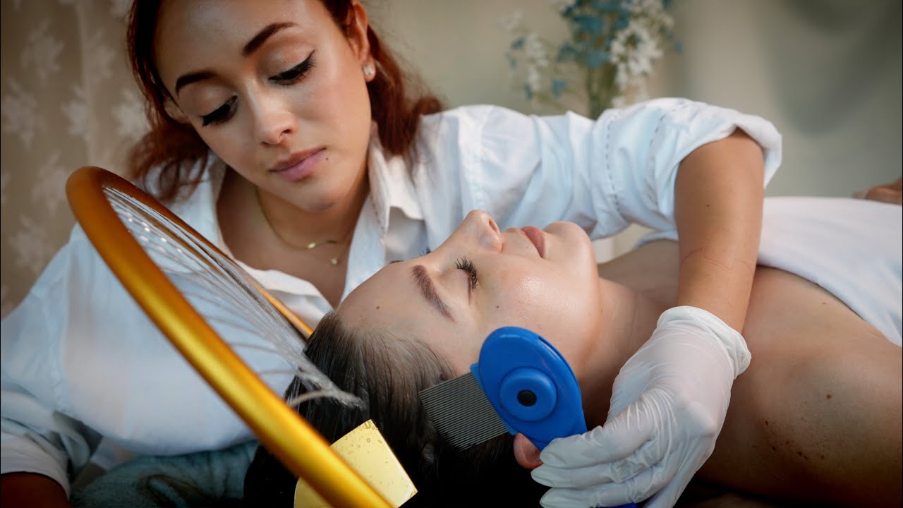 ASMR Luxurious Scalp Spa: Relaxing Head Massage, Shampoo, Care & Scalp Check for Tingles Soft Spoken