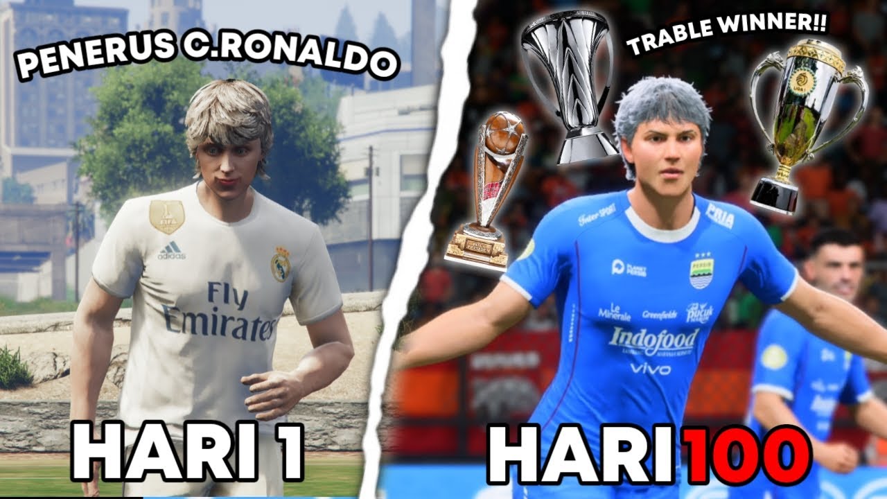 100 HARI DI GTA 5 MENJADI PEMAIN BOLA PROFESIONAL