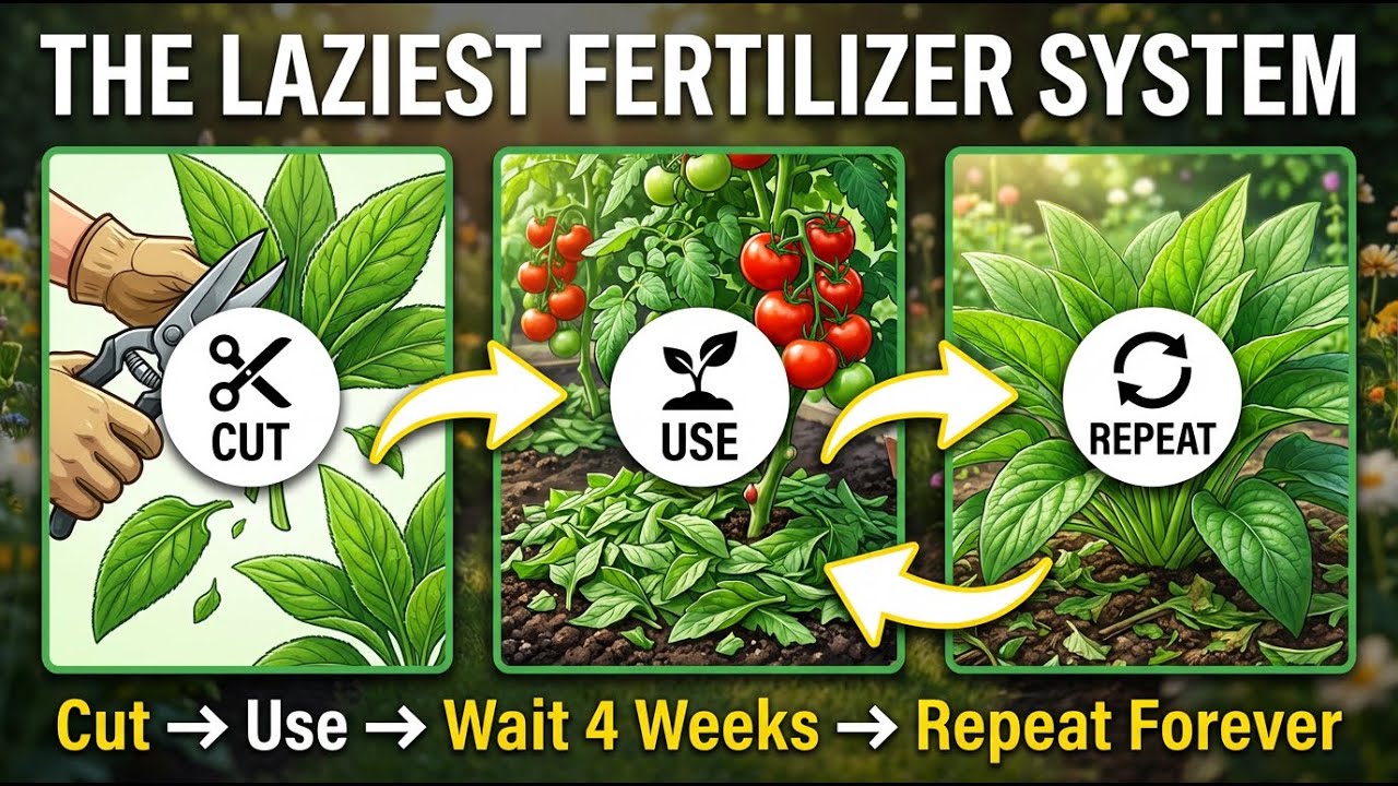The Laziest Way to Make Fertilizer: Just Cut and Wait 4 Weeks