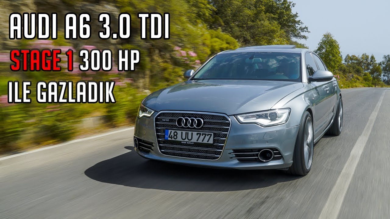 Audi A6 3.0 V6 TDİ  Stage 1 Hızlı Mı ? / Bodrum'da Test Ettik  / 300 HP ile Gazladık