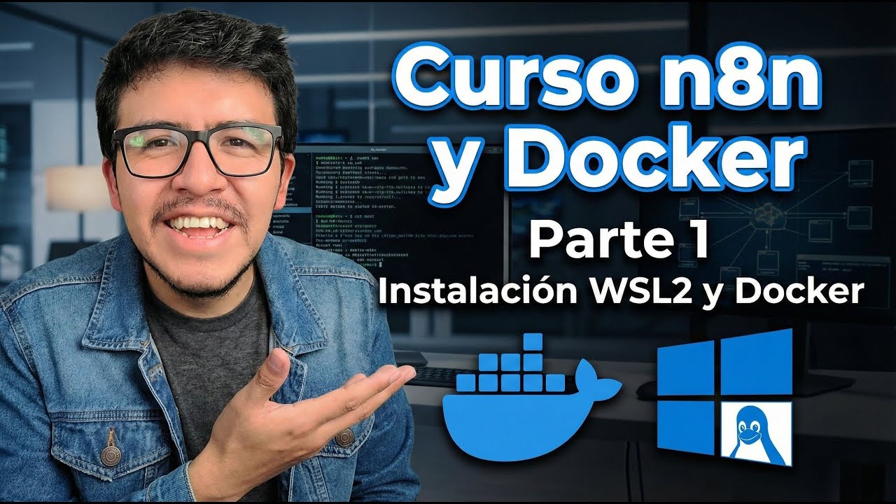 Curso n8n y Docker 2026 Parte 1: Instalación Correcta de WSL2 y Docker en Windows 🪟🐳