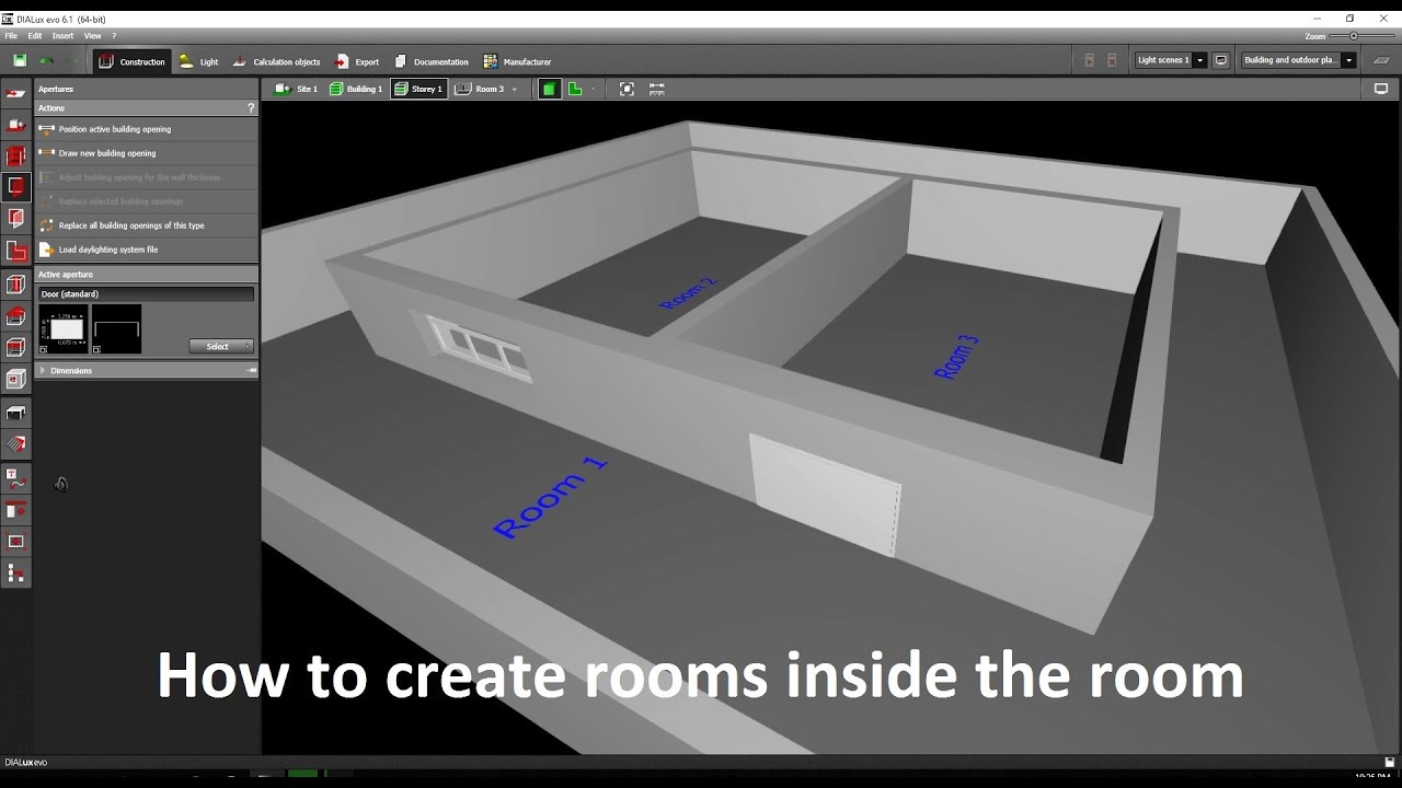 How to Create Rooms inside the room