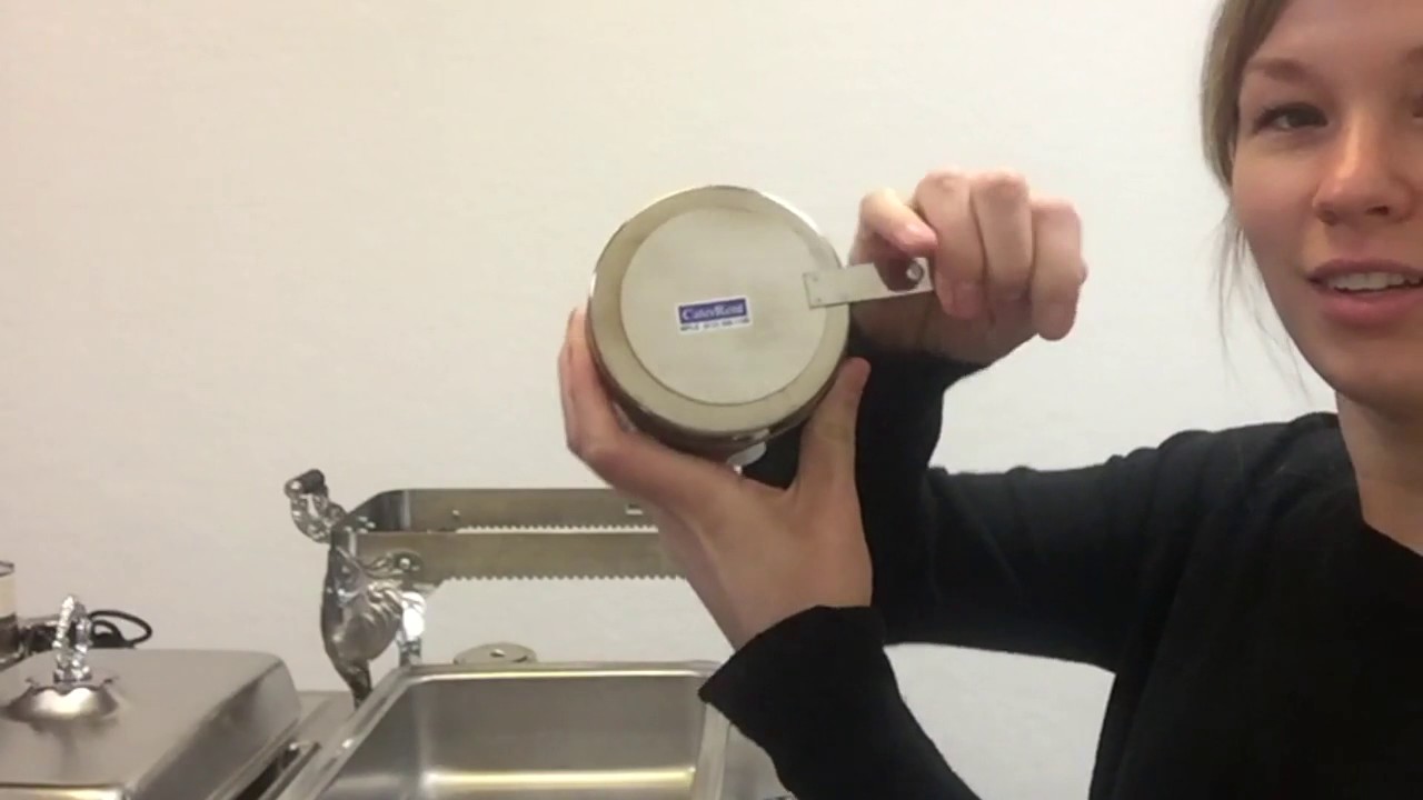 'How To' Operate a Chafing Dish