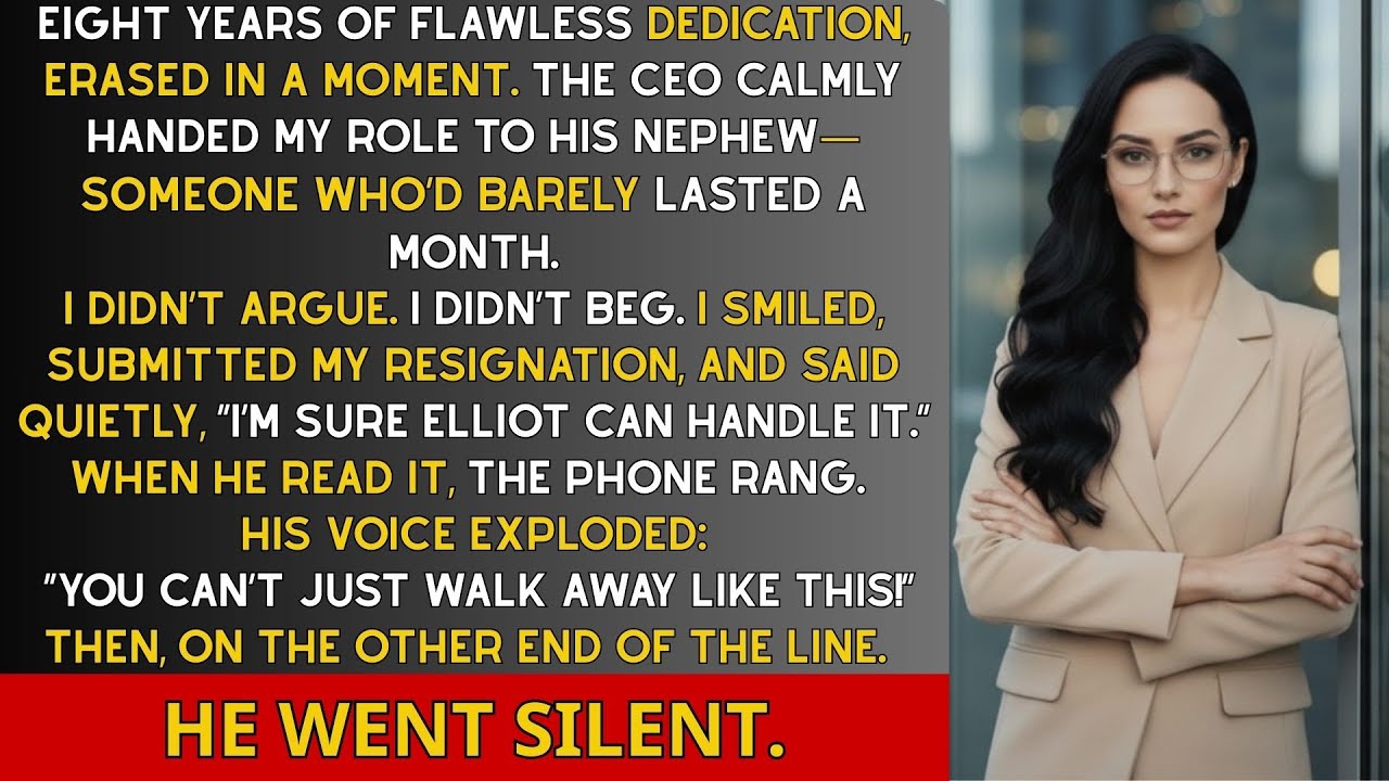 After They Framed Me as a Thief, I Walked Away — The Company Fell Apart Overnight