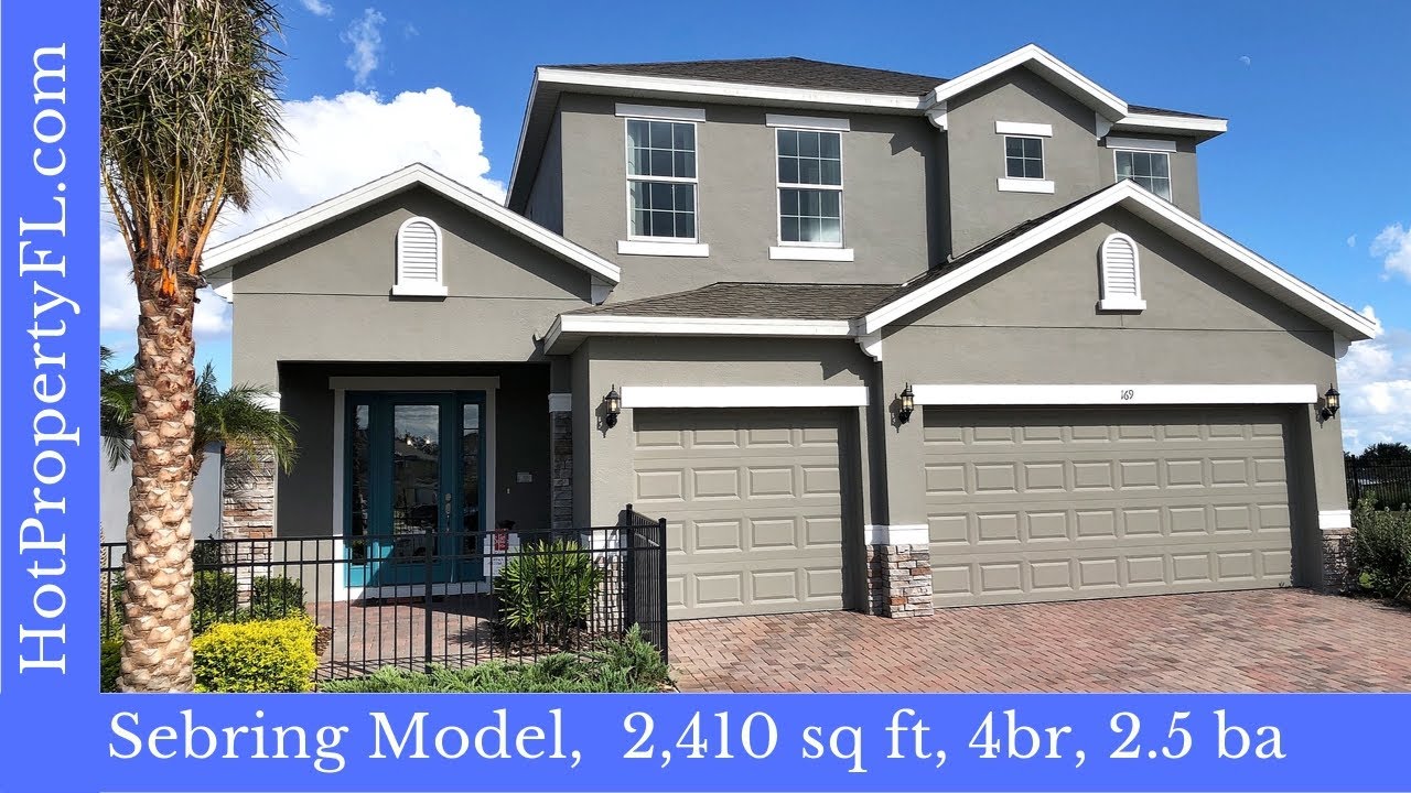 New Model Home Tour | Sebring Model | Park Square | Davenport / Orlando