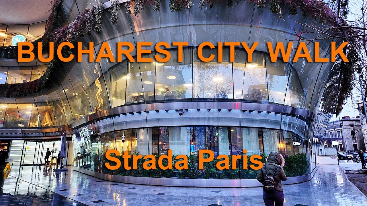 Bucharest 4K city walk - Strada Paris