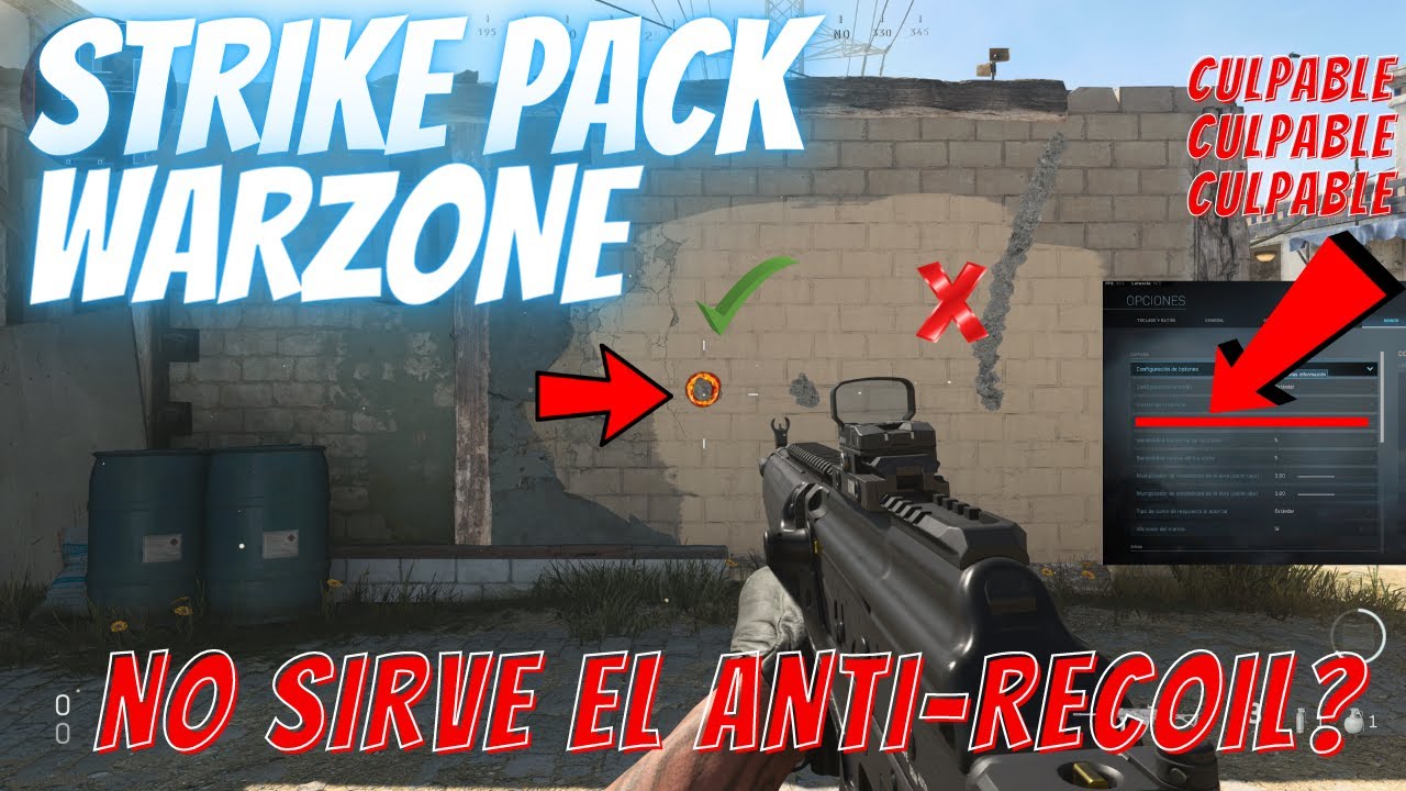 Porque No Sirve El Anti-Recoil ? Solución / Warzone StrikePack / Mod Pass / PS4 XBOX