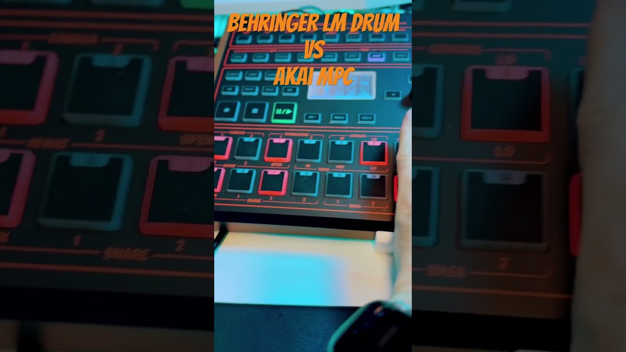 Behringer LM Drum vs AKAI MPC? Can you sample 70's soul? #behringer #lmdrum #sampling #mpc