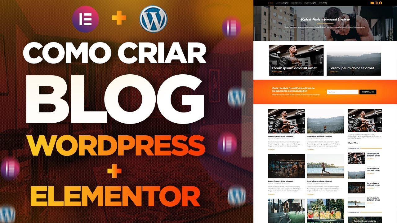 Como Criar BLOG no WORPRESS + ELEMENTOR (2020)