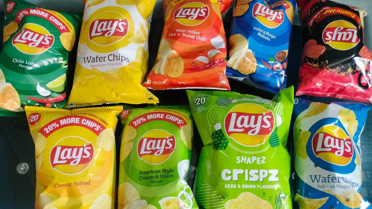 Lays chips in different flavour 😋