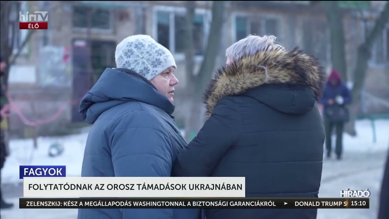 Folytatódnak az orosz támadások Ukrajnában - HírTV