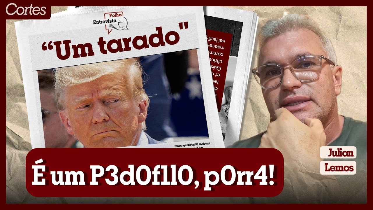 JULIAN LEMOS DETONA DONALD TRUMP e expõe a HIPÓCRISIA DA DIREITA GLOBAL