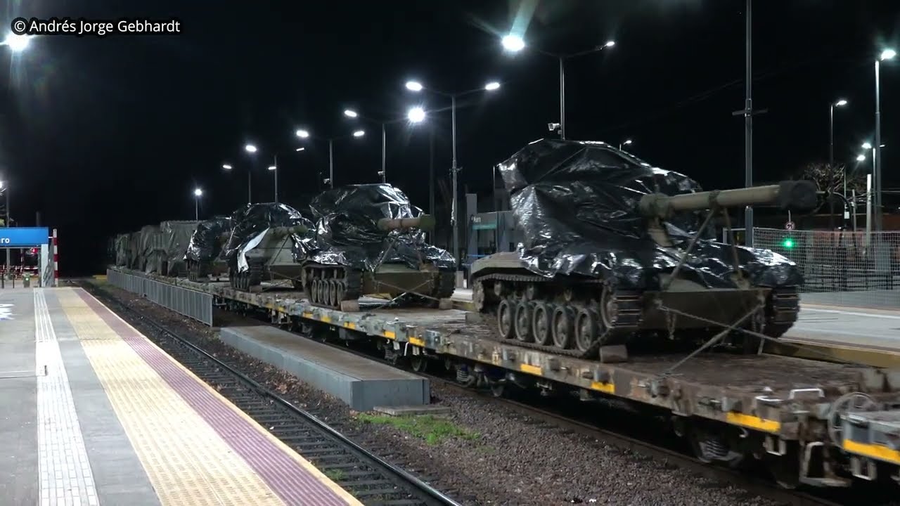 ¡Un TREN MILITAR hacia el CHACO partiendo de BUENOS AIRES! 21-8-2025