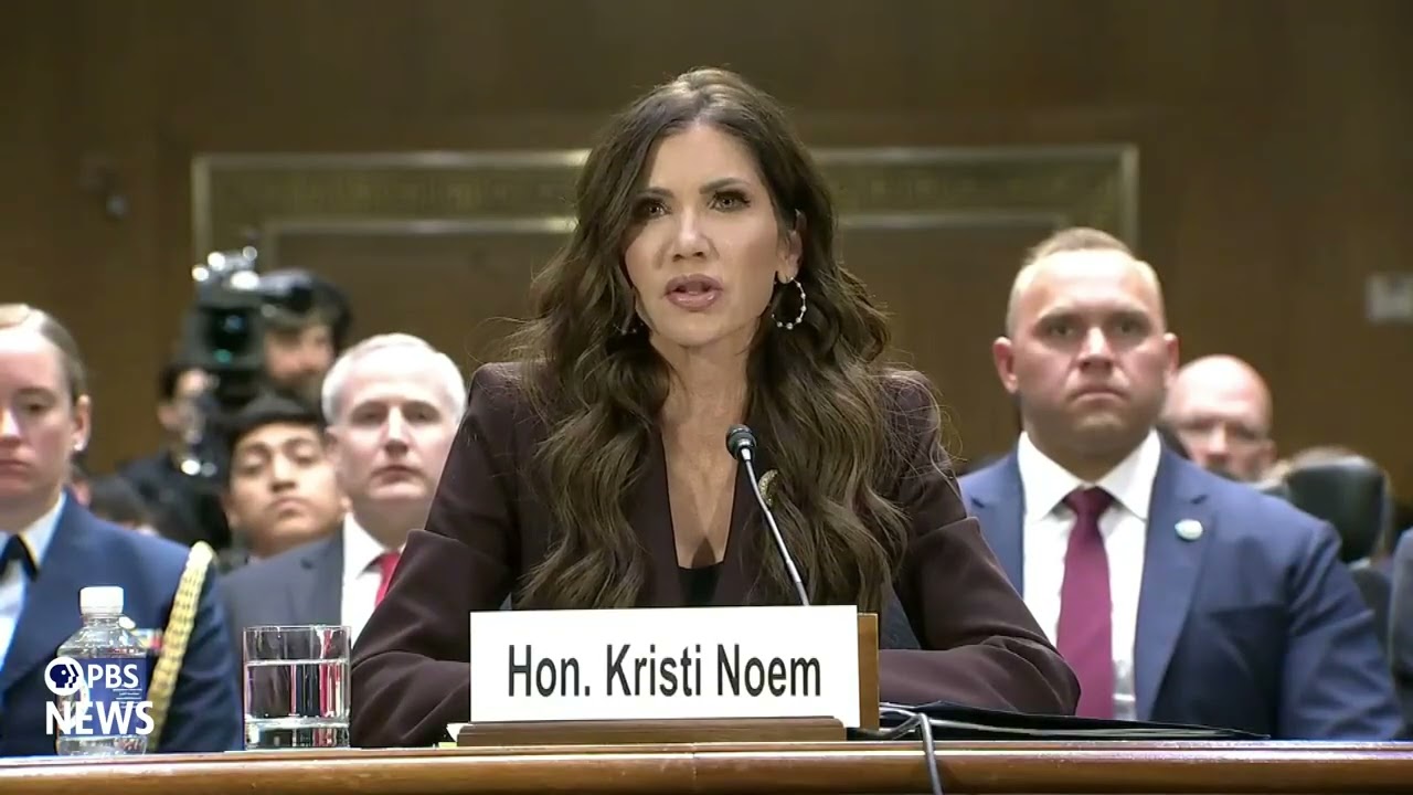 WATCH: Sen. Durbin questions DHS Secretary Noem in oversight hearing