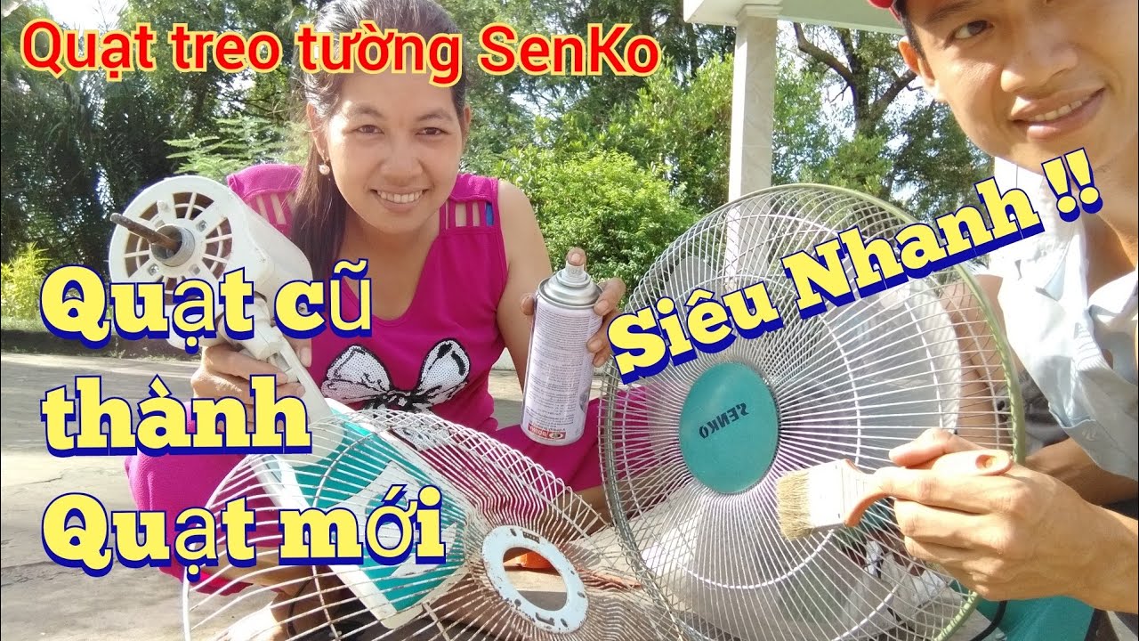 Cách vệ sinh quạt treo tường senko Rỉ sét Cũ thành Mới 100%, chỉ tốn 5 phút | mẹo vệ sinh quạt