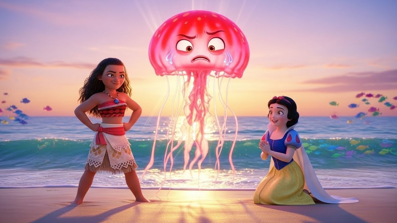 Moana, Snow White & the Dramatic Jellyfish..
