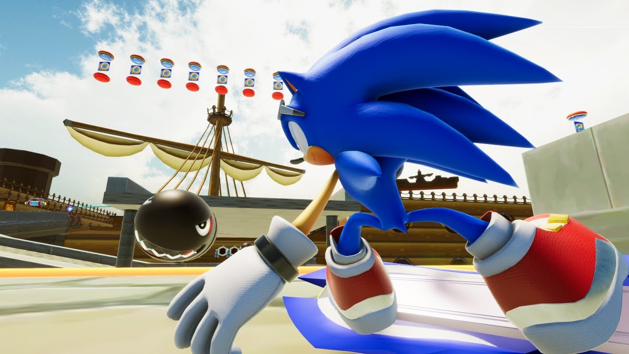 Sonic Riders meets Mario Kart!