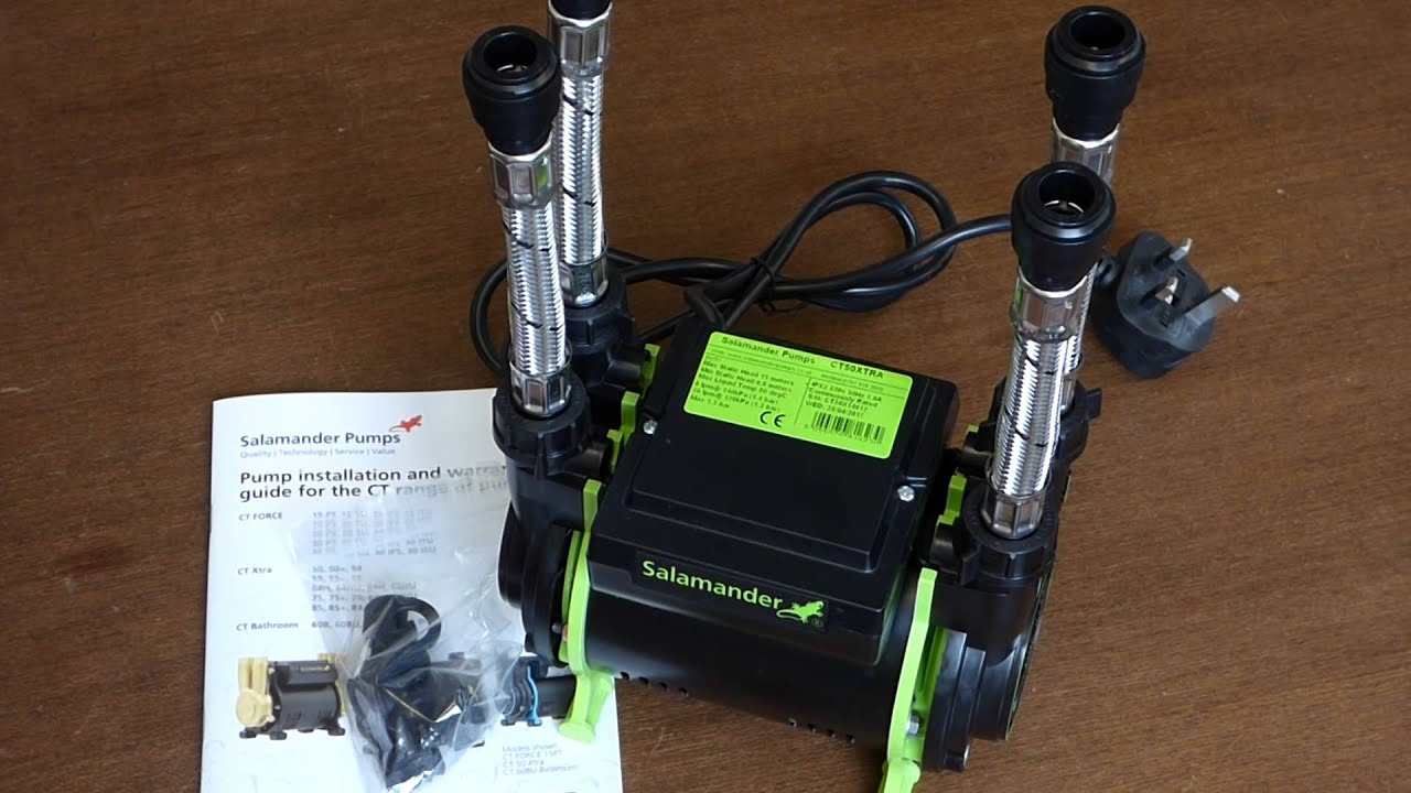 New City Heating (and Moomin...again!) presents....... Salamander Shower Pumps