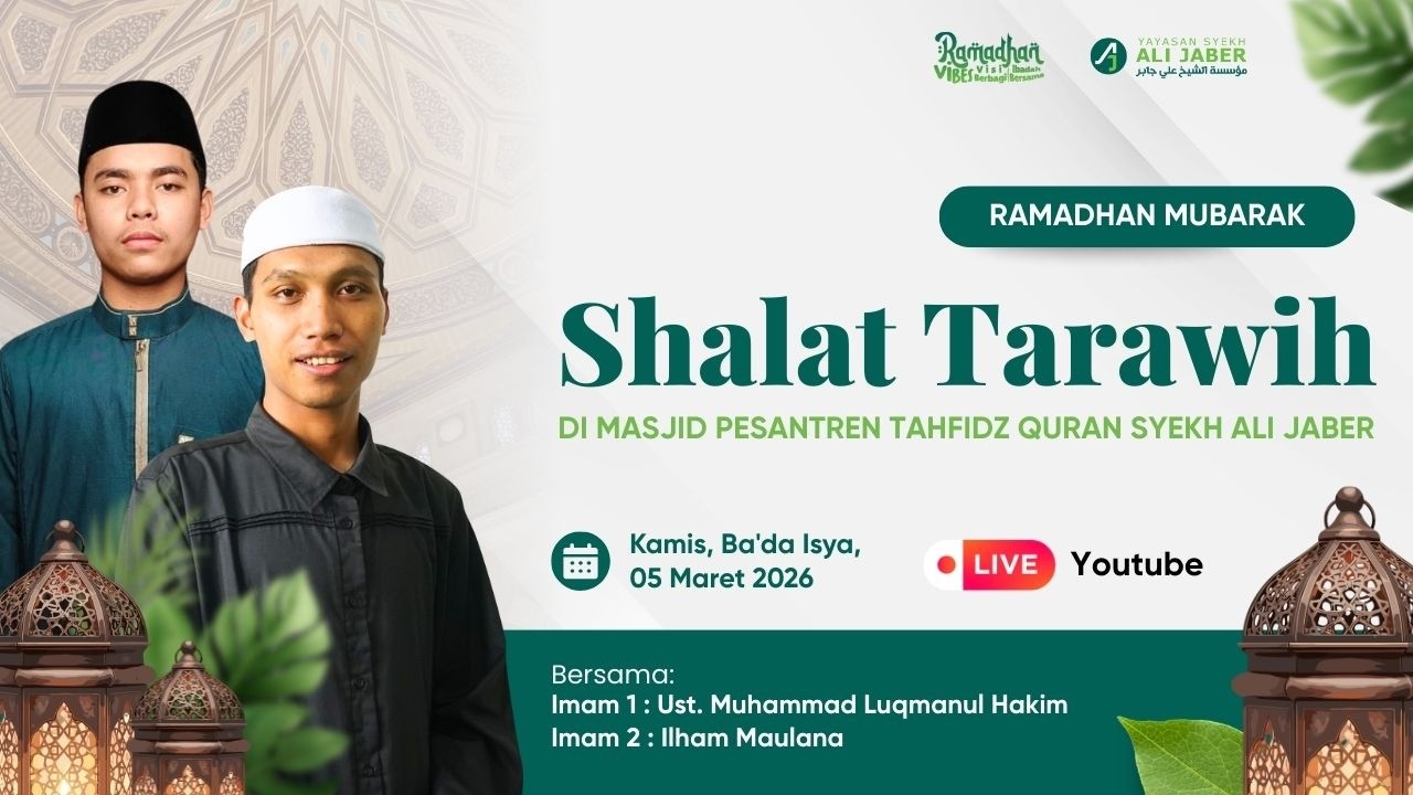 🔴 LIVE SHALAT TARAWIH // RAMADHAN MUBARAK // YAYASAN SYEKH ALI JABER