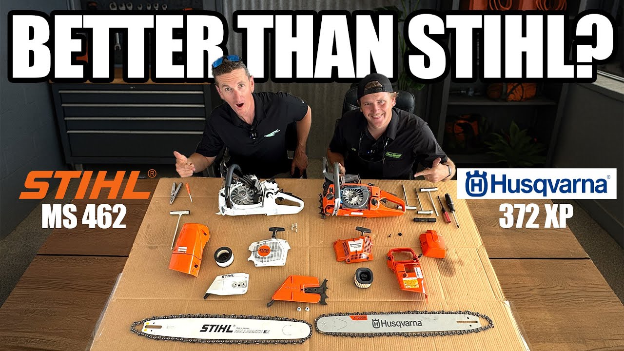 STIHL MS 462 против Husqvarna 372 XP! Полный разбор!