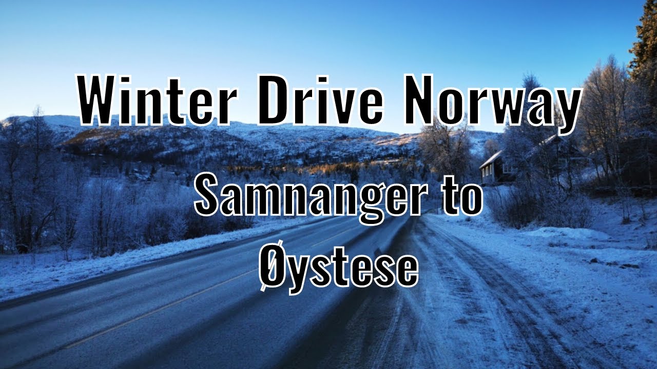 Winter Drive Norway: Samnanger to Øystese
