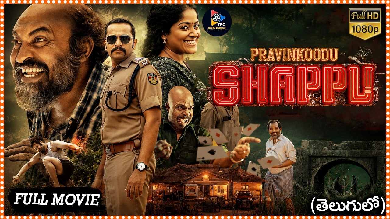 Pravinkoodu Shappu Black Comedy Crime-Thrille Telugu Full Movie | Basil Joseph And Soubin Shahir