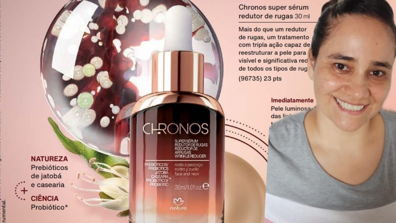 Como usar o novo Super Sérum redutor de rugas da Natura Chronos