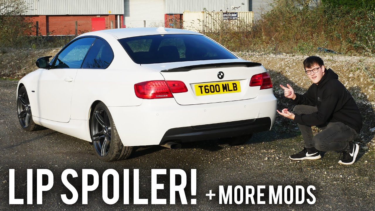 LIP SPOILER INSTALL ON THE BMW 3 SERIES! + More mods too! #BOTB #AD