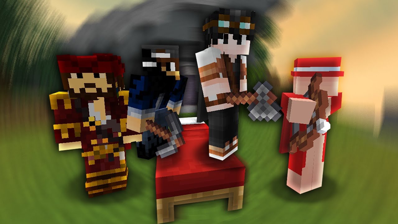 BEDWARS de YOUTUBERS com QUARTETO dos SONHOS