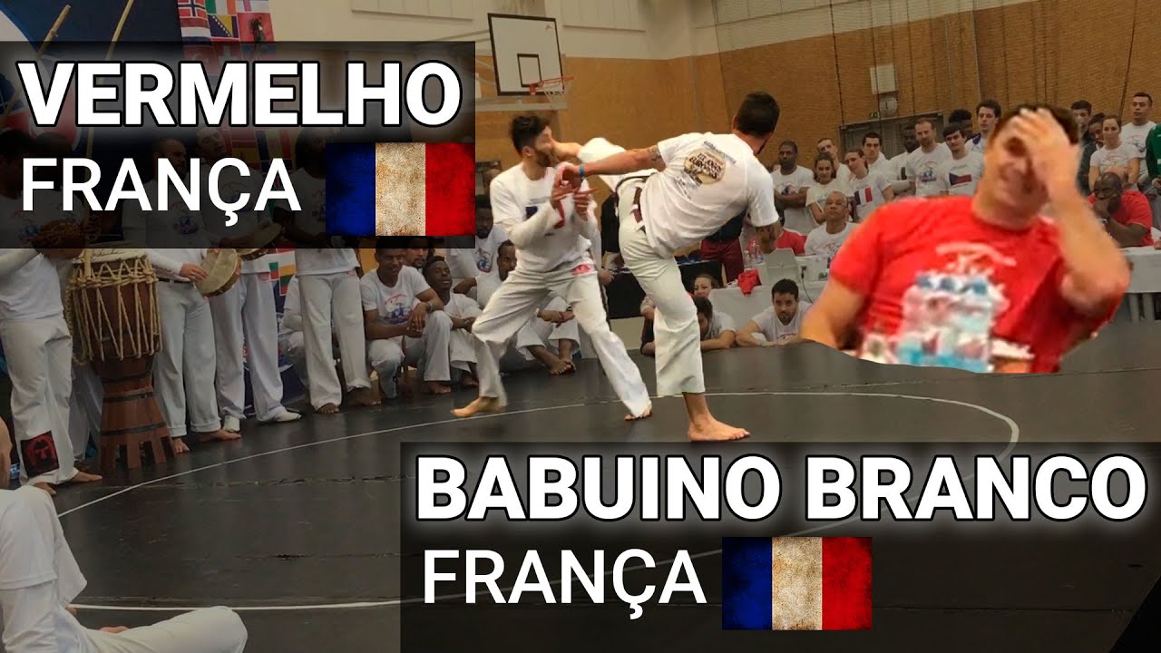 JOGO DE ANGOLA | Babuino Branco - Vermelho | XIX JOGOS EUROPEUS | ABADA-CAPOEIRA