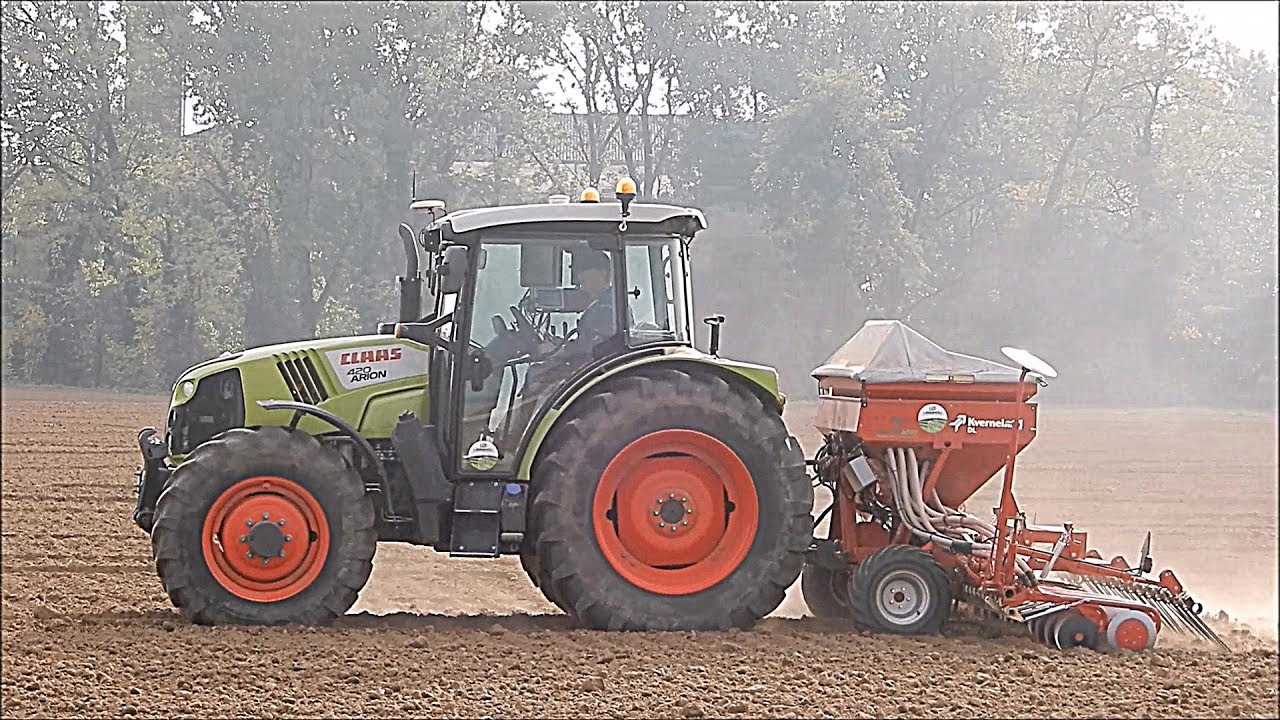 CLAAS Arion 420 & New Kverneland Accord DL - LISSIGNOLI - Sowing triticale 2017