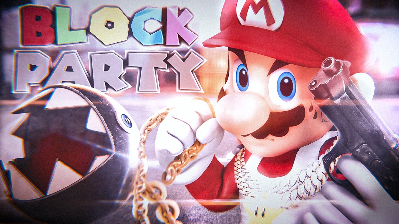 Я заставил своих друзей из района впервые поиграть в Mario Party.