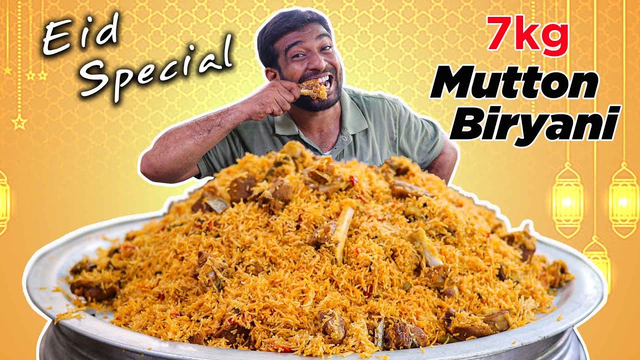 7kg Mutton Dum Biryani | Method Explained | Distributed to Needy Peoples  |Cooking with Jabbar bhai