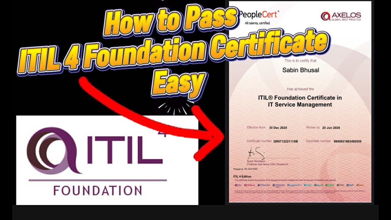 How to Pass ITIL 4 Foundation Certification | Complete Guide, Real Questions, Tips & Resources!