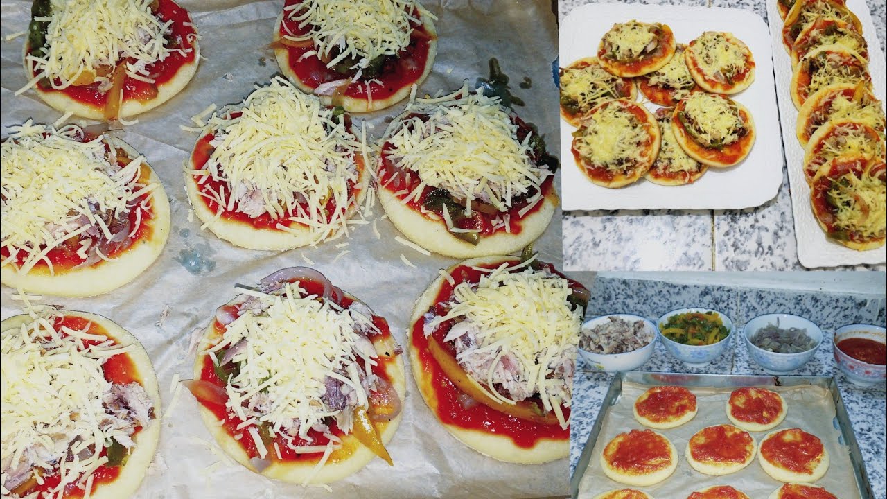 أرووع ميني بيتزا 🍕بعجين ناجح مع الحشوة لذييذة جدا 
