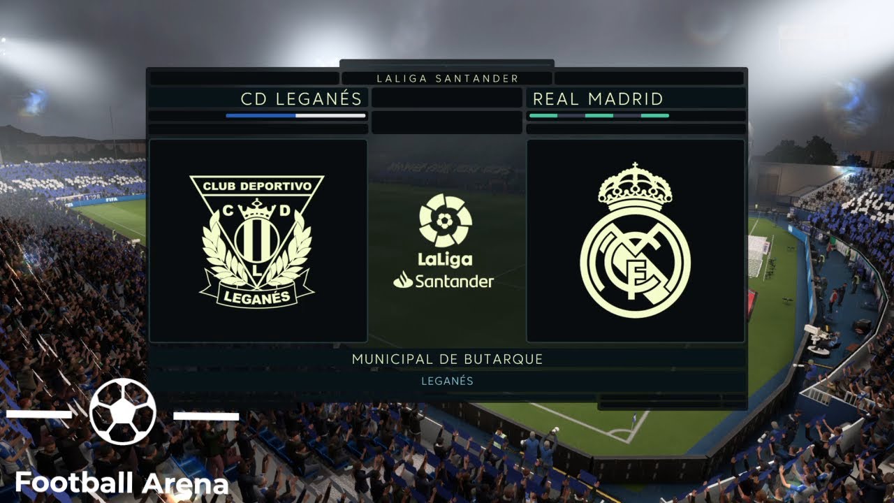Leganes vs Real Madrid | La Liga Santander 2020 | FIFA 20 Simulation Match | PS4