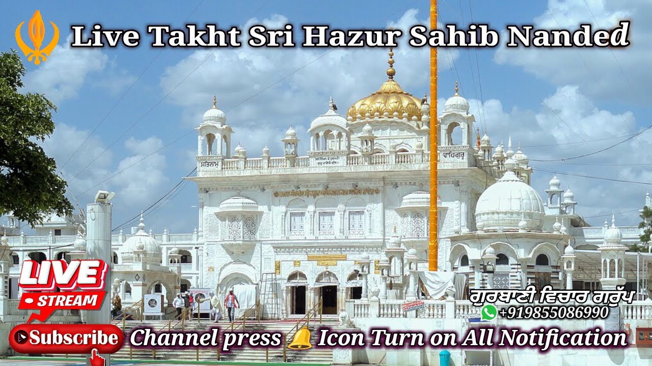 Live Rehras Sahib Takht Hazur Sahib Nander Share kro ji SubScribe @sikhPost  10 Nov 2025