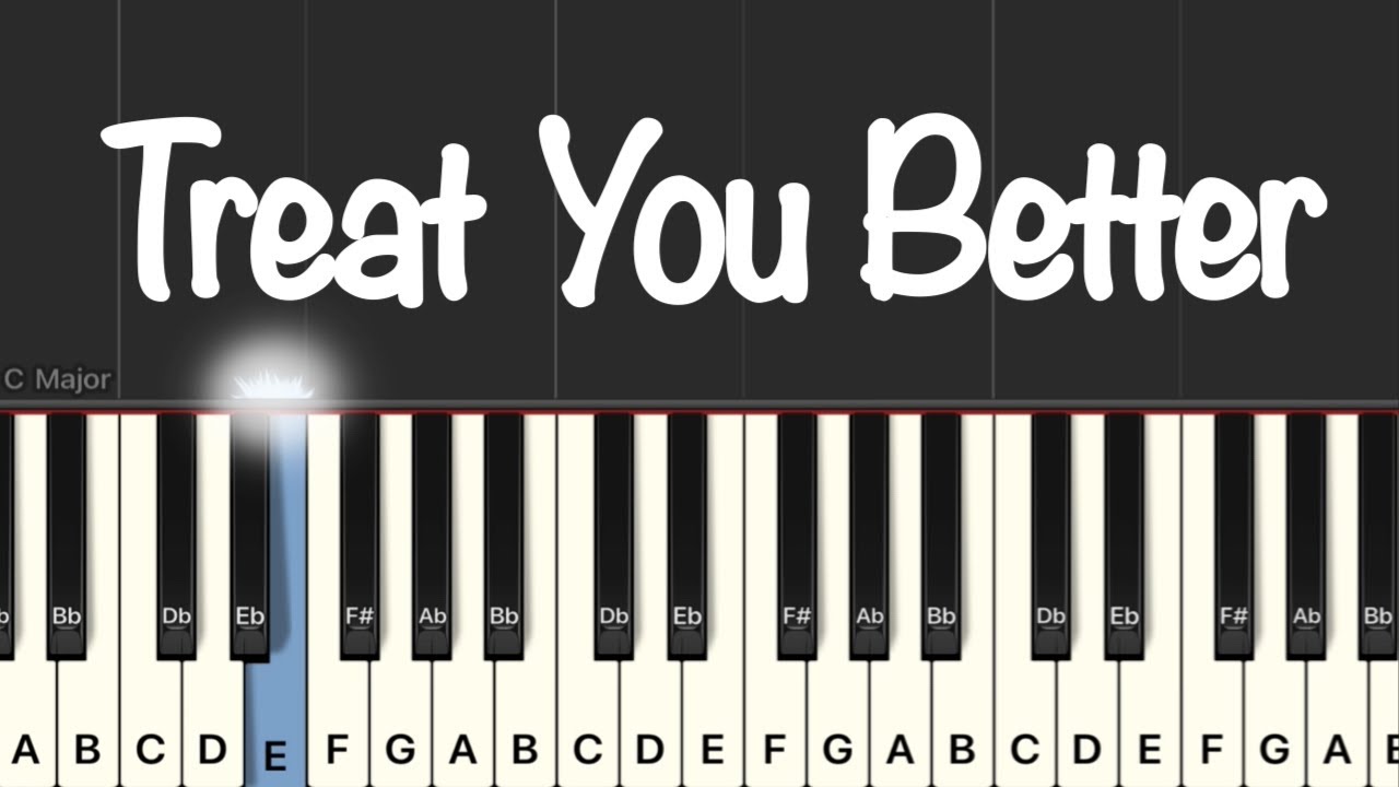 Shawn Mendes - Treat You Better Piano Tutorial | Easy