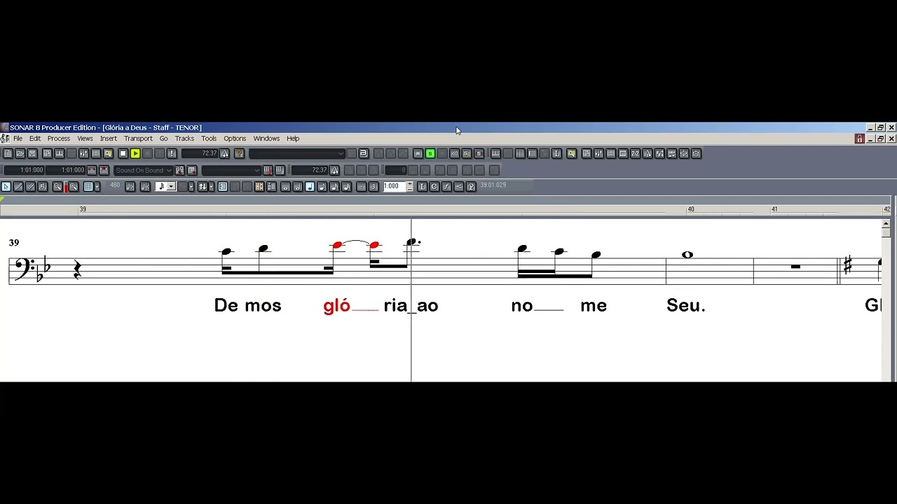 GLÓRIA A DEUS  - tenor  (Prisma Brasil)