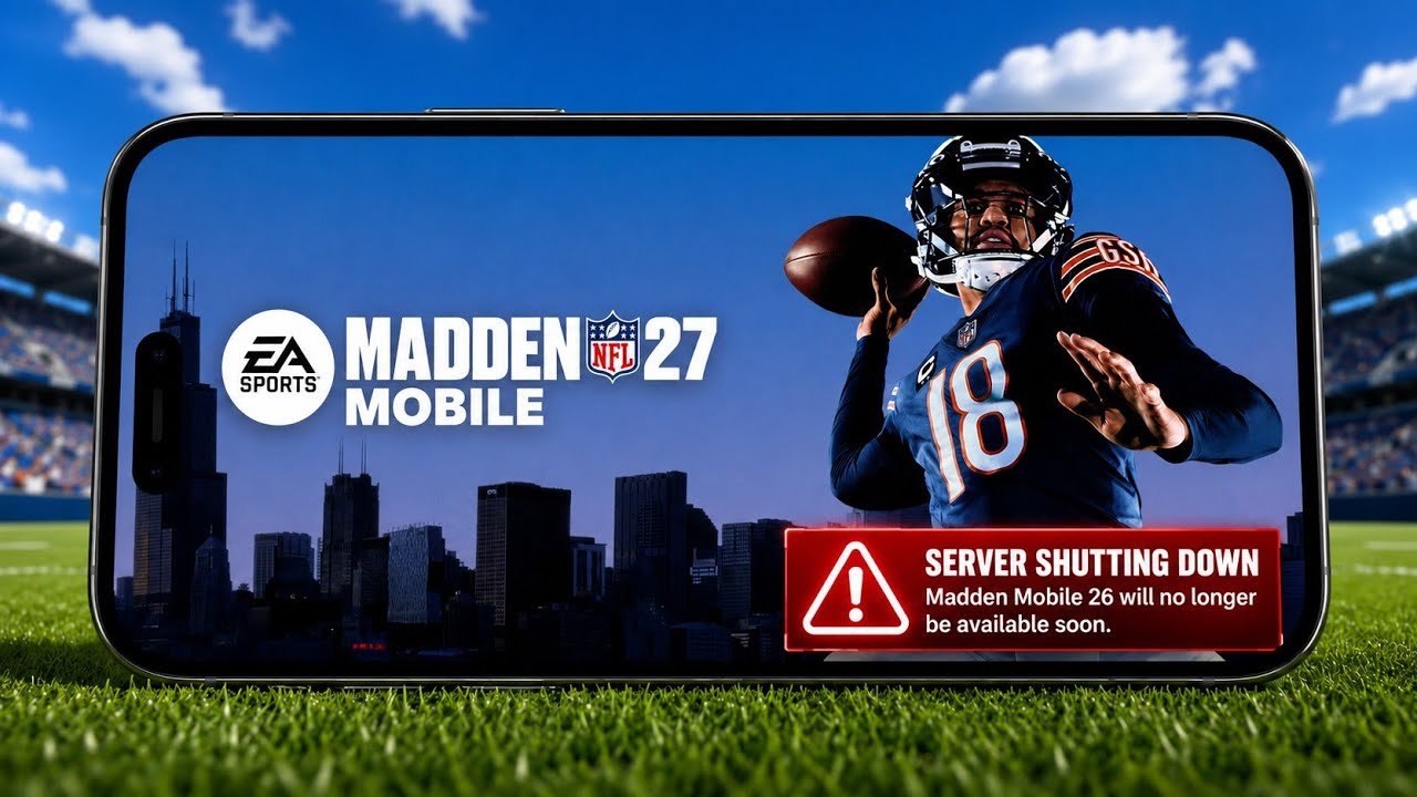 MADDEN MOBILE 26 SHUTDOWN DATE! HUGE NEWS! MADDEN MOBILE 27 SOON!