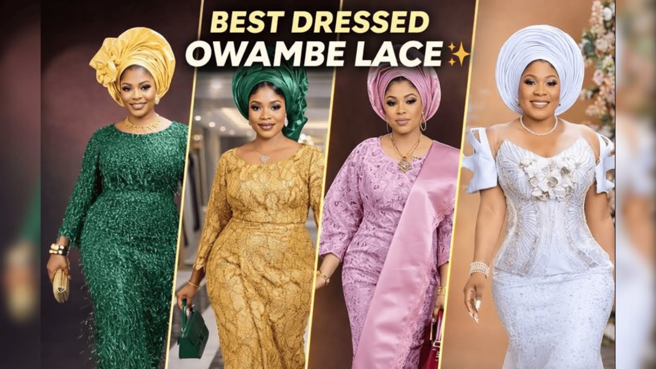 BEST DRESSED OWAMBE LACE LOOKBOOK 👑✨ | Madam Guest Styles