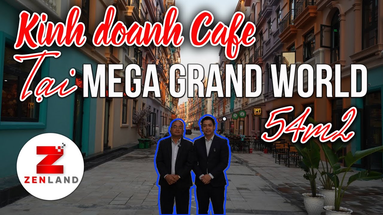 Kinh doanh Cafe với căn shop 54m2 tại Grand World Hà Nội mới khai trương