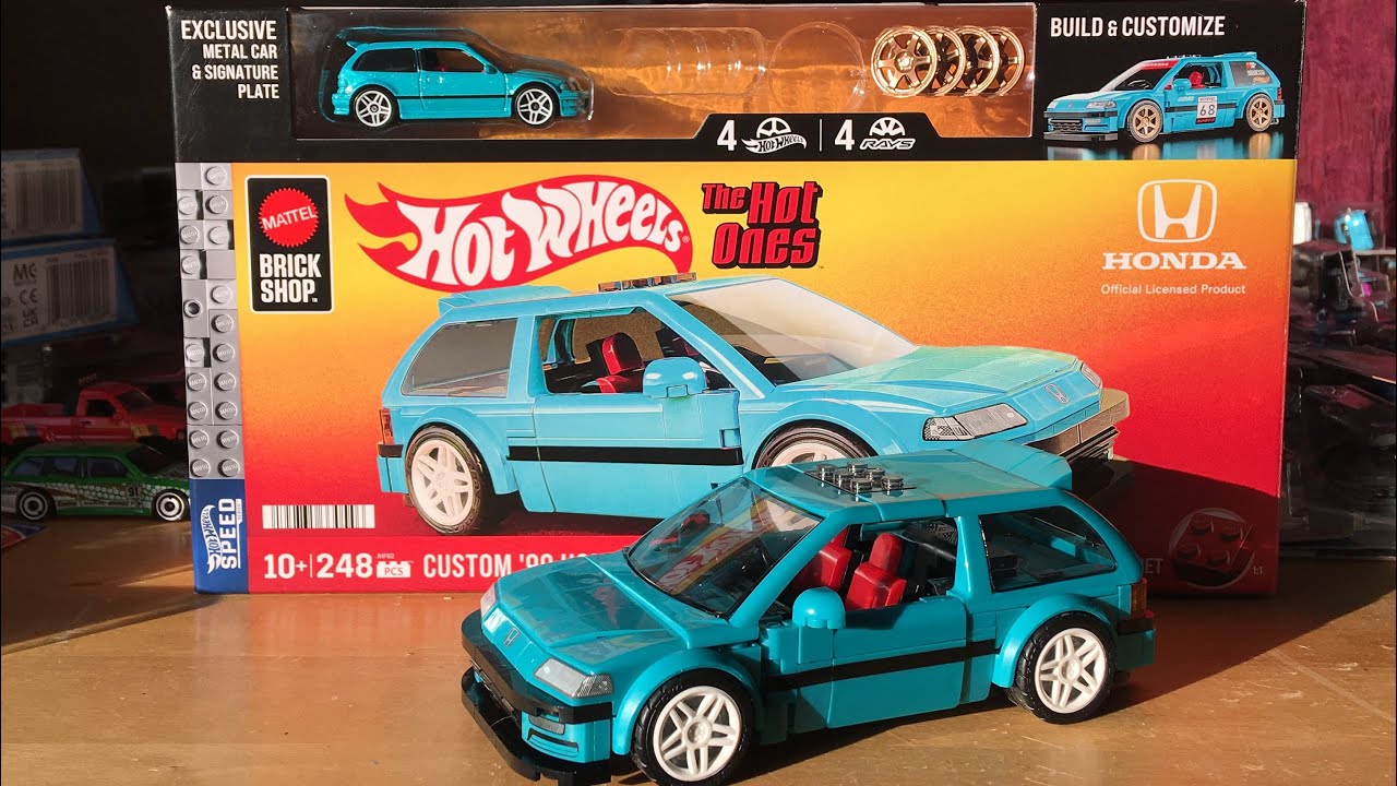 Mattel Brick Shop Custom ‘90 Honda Civic EF